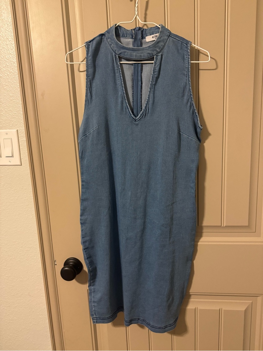 Active USA Light Blue Denim Top
